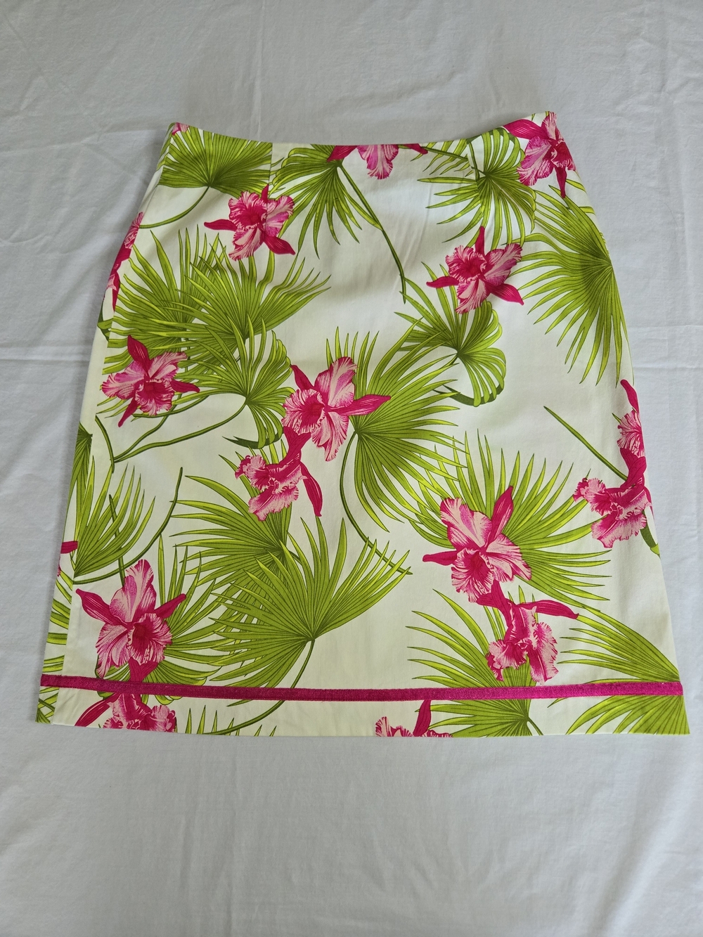 Russell Kemp Pink & Green Floral Skirt